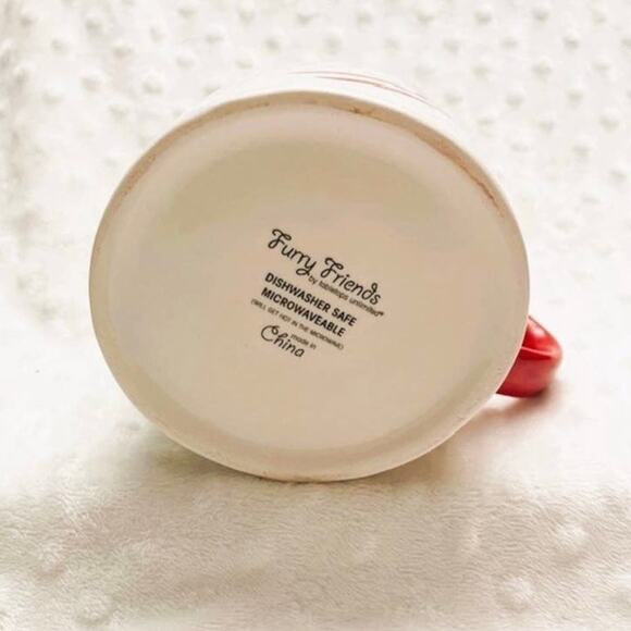 Furry Friends Dogs on Skis 18oz Ceramic Coffee Mug-NEW - Picture 6 of 6